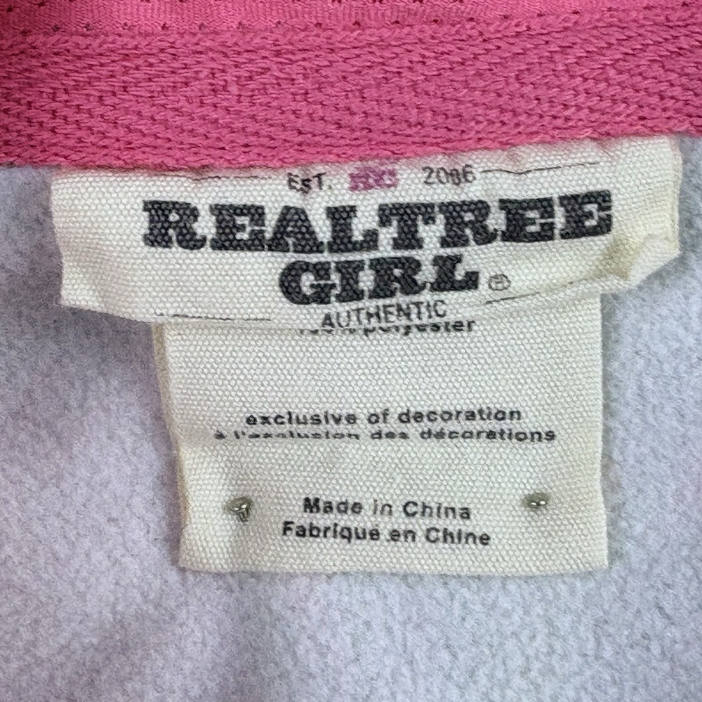 Realtree Girl Hoodie Pink Camo‎ Full Zip Girls Size M Outdoor Hunting Style - Picture 3 of 14